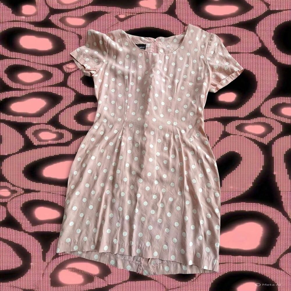 My Michelle Size 10 Polka Dot Mini Dress Corpcore